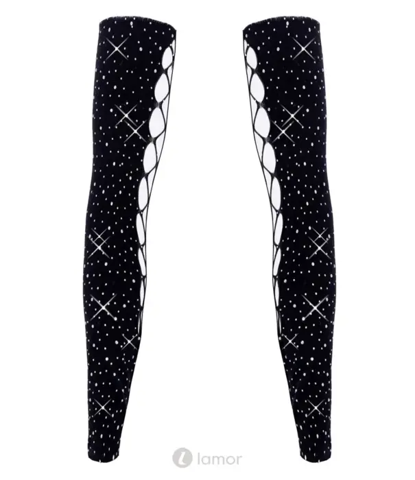 * COTTELLI  Cottelli ACCESSOIRES Armsleeves Met Strass Zwart S-L