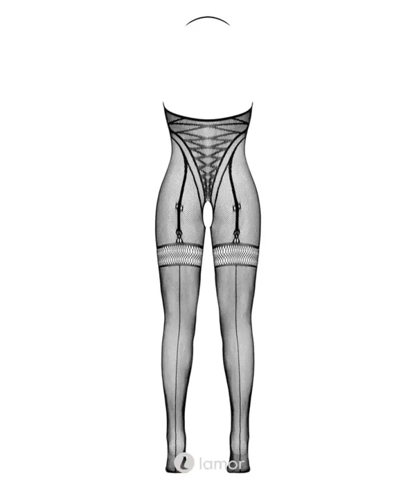 * COTTELLI  Cottelli Fantasie Bodystocking Open Borst Net Catsuit