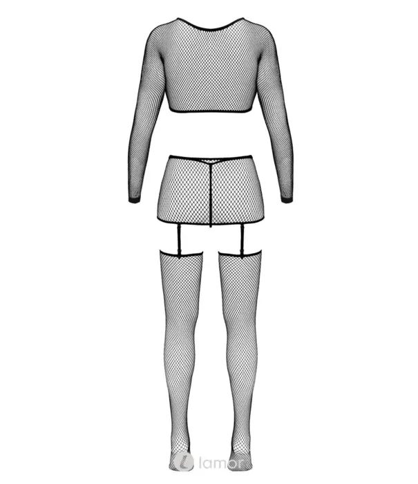 * COTTELLI  Cottelli Fantasie 4-Delige Net Lingerie Set Met Bolero