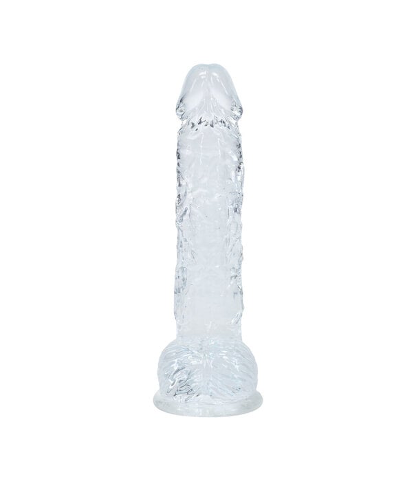 RealRock by Shots Realistische Dildo met Ballen - 5 / 12,7 cm - Transparant