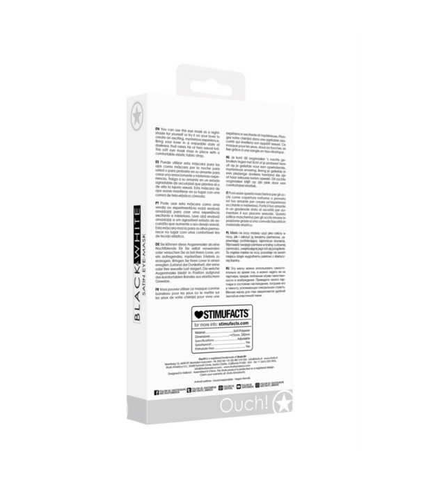 Ouch! by Shots Satin Oogmasker