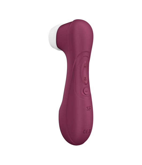 Satisfyer Pro 2 Generatie 3 - Double Air Pulse Vibrator - Liquid Air en Connect App - Wijnrood