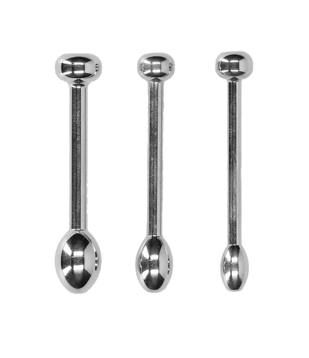 Ouch! by Shots Metal Penis Plug Set