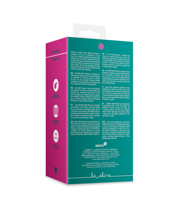 Loveline by Shots Mini Wand Vibrator - Oude Zee