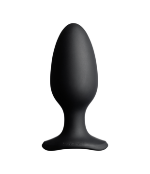 Hush 2 - App-bestuurde Vibrerende Anale Plug - 2,25 / 5,7 cm - Zwart