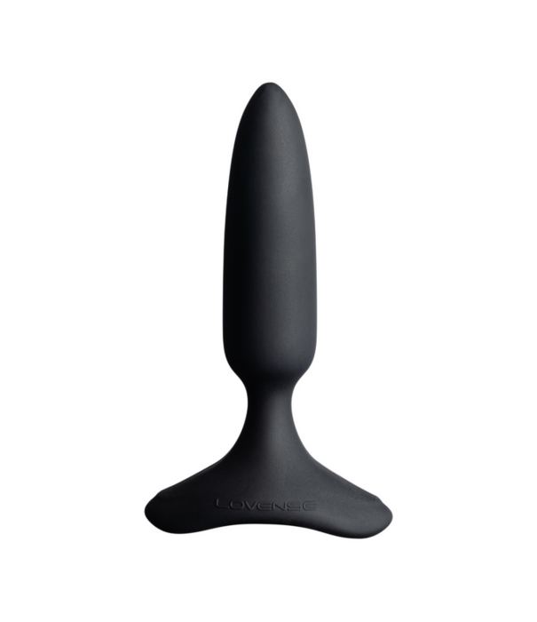 Lovense Hush 2 - App-bestuurde Vibrerende Buttplug - 1 / 2,5 cm - Zwart