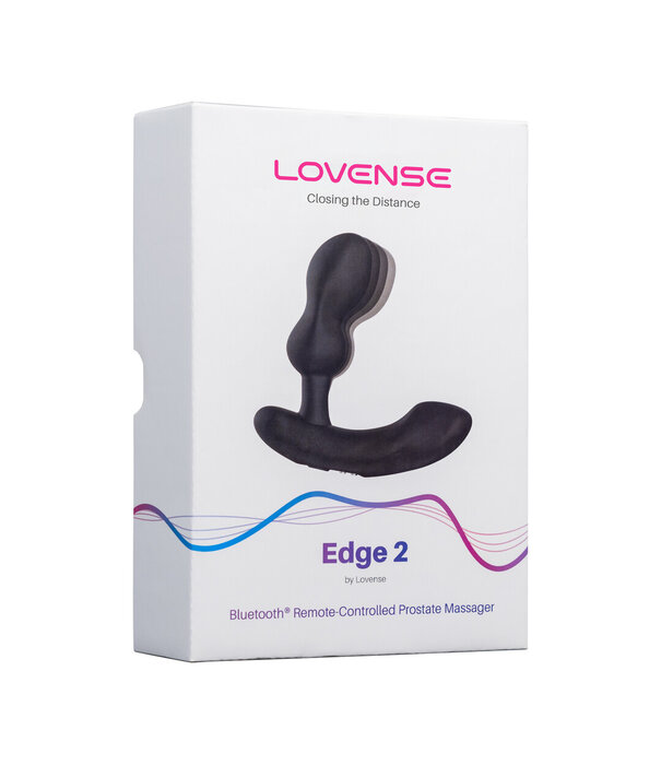 Lovense Edge 2 - Verstelbare Dual-motor App-gestuurde Prostaatmassager - Zwart