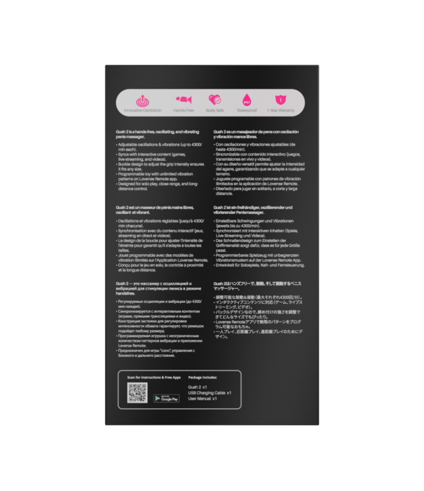 Lovense Gush 2 - Vibrerende en Oscillerende Penis Massager - Groen