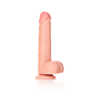 Rechtdoor Realistische Dildo met Ballen en Zuignap - 9 / 23 cm