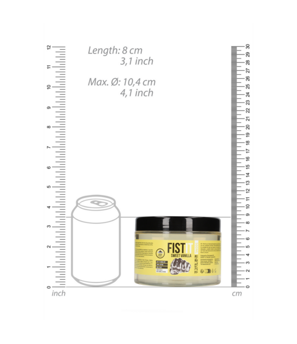 Fist It by Shots Extra Dikke Glijmiddel - Vanille - 17 fl oz / 500 ml