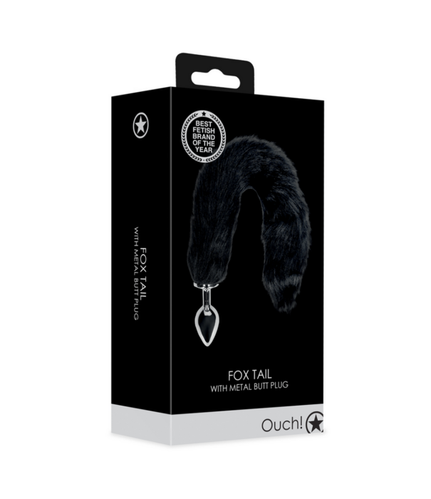 Ouch! by Shots Vossenstaart met metalen buttplug