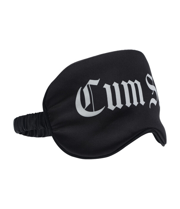 Ouch! by Shots Cum Slut - Gedrukt Satijnen Masker - Zwart