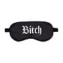 Bitch - Gedrukte Satijnen Masker - Zwart