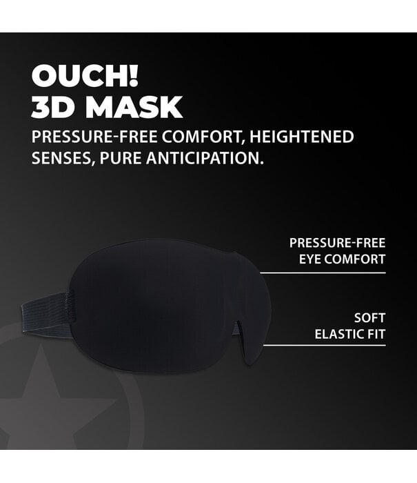 Ouch! by Shots 3D Mask - Zwart