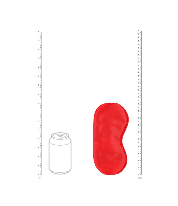 Ouch! by Shots Satin Mask - Rood