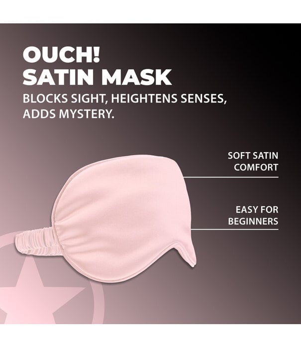 Ouch! by Shots Satin Mask - Poederroze