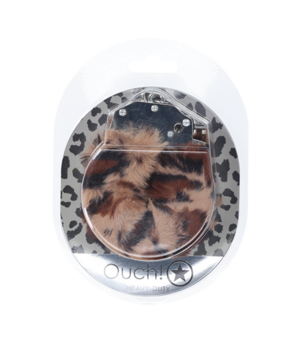 Ouch! by Shots Zware Fluffy Handboeien - Luipaard