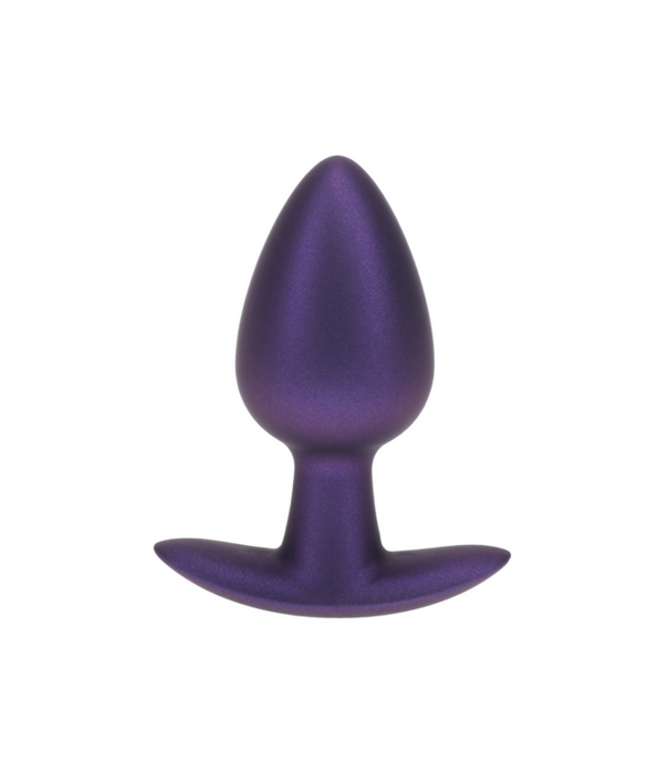 Ouch! by Shots Zachte Siliconen Anale Plug - Medium - 3,1 / 7,9 cm - Metallic Paars