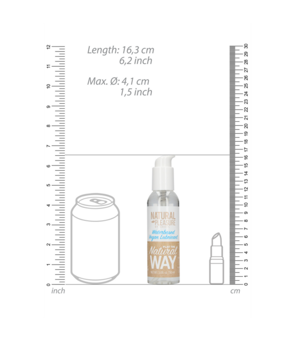 Natural Pleasure by Shots Vegan Waterbased Glijmiddel - 5 fl oz / 150 ml