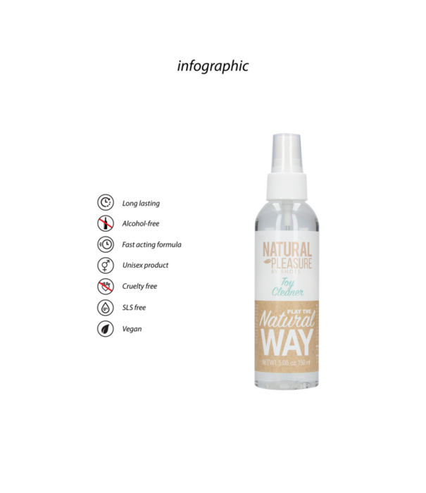 Natural Pleasure by Shots Speelgoedreiniger - 5 fl oz / 150 ml