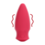 Kegelvormige Bullet Vibrator - Blushing Red