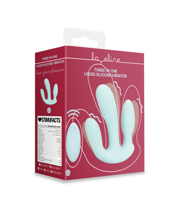 Loveline by Shots Drie-in-één Vloeibare Siliconen Vibrator