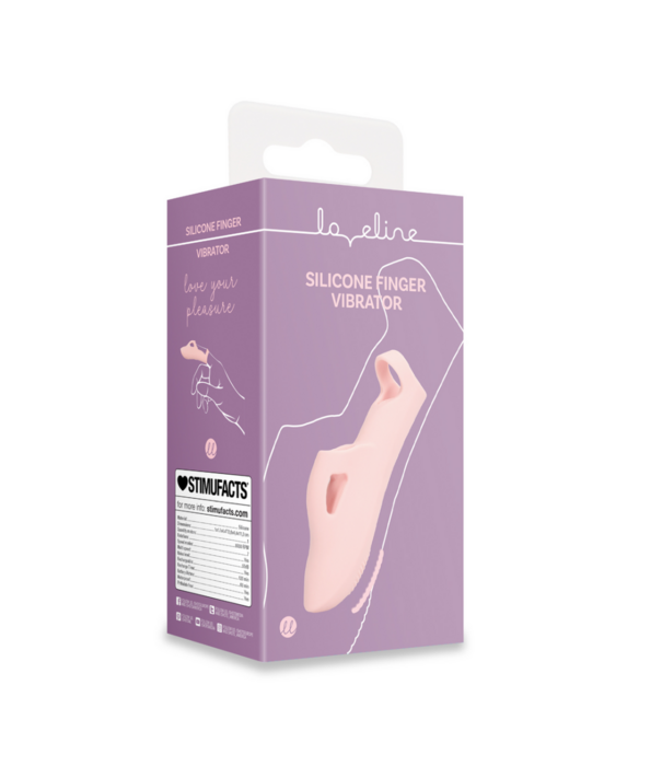 Loveline by Shots Silicone Vinger Vibrator - Touch of Pink