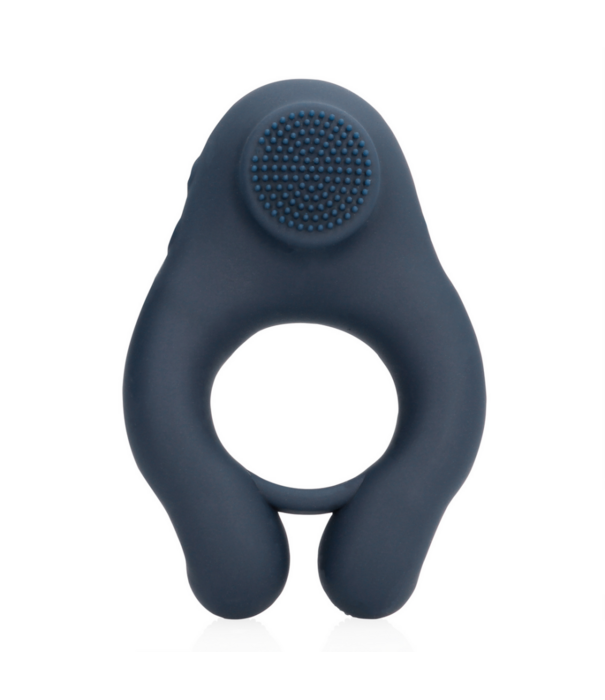 Loveline by Shots Vibrerende Cockring met Clitoris Stimulatie - Indigo Blauw