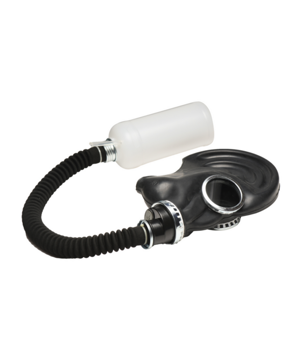 Dark Inhaler - Gas Mask met Fles - Zwart