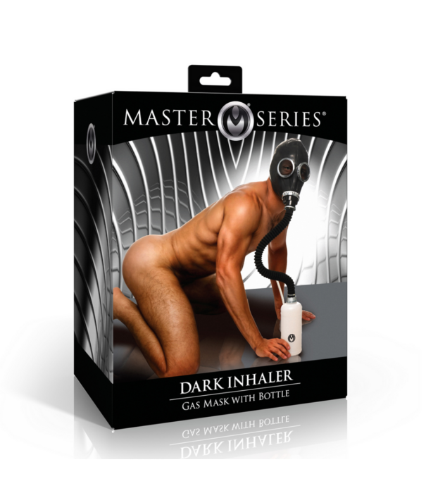 Dark Inhaler - Gas Mask met Fles - Zwart