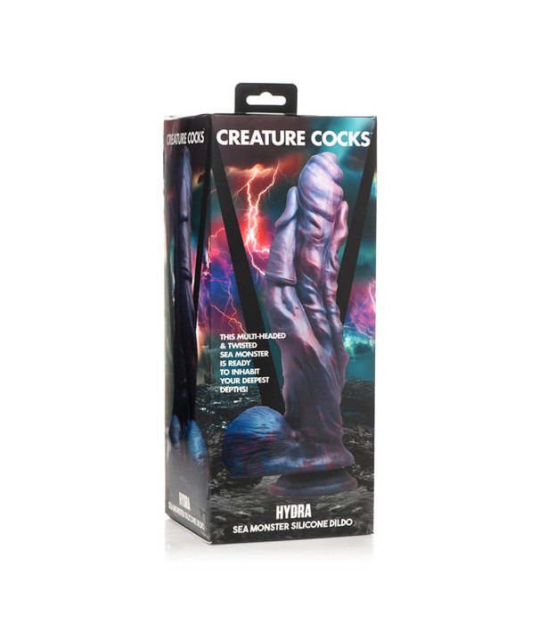 Hydra Sea Monster - Silicone Dildo - Paars