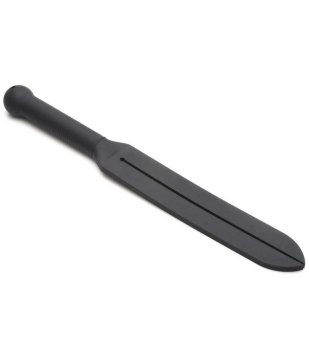 Stung Silicone Tawse - Zwart