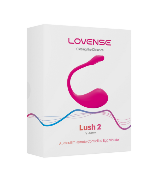 Lovense Lush 2 - Krachtige App-gestuurde Draagbare G-spot Ei Vibrator - Roze