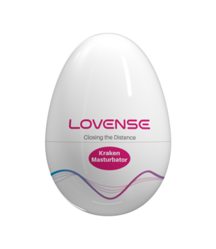 Kraken - Single - Zachte Rekbare Ei Masturbator - Wit