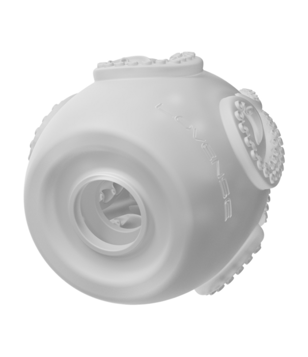 Lovense Kraken - Single - Zachte Rekbare Ei Masturbator - Wit