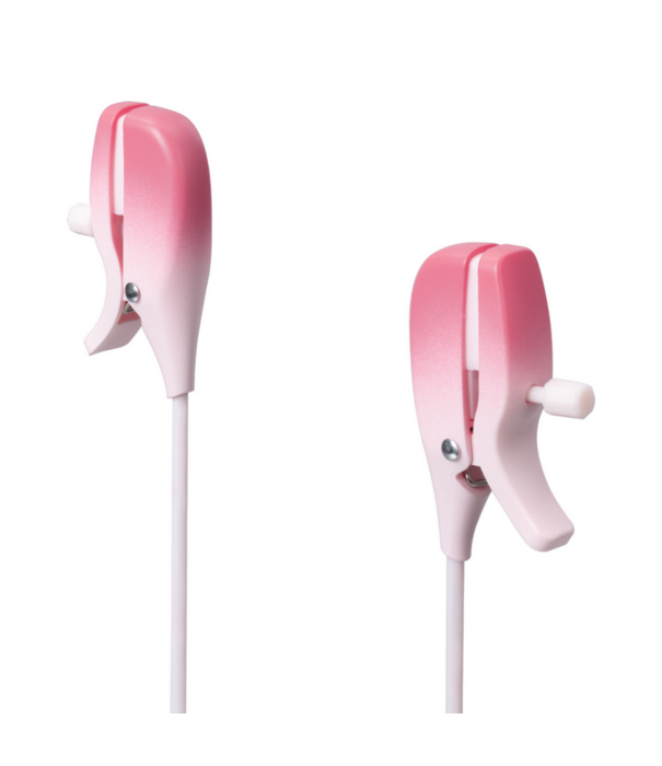 Lovense Gemini - App-gestuurde Vibrerende Tepelklemmen - Roze