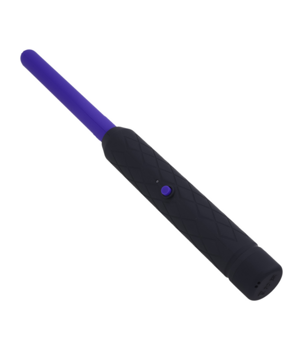 Doc Johnson De Stinger - Electroplay Wand - Zwart/Paarse