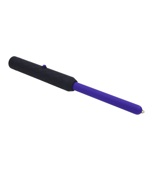Doc Johnson De Stinger - Electroplay Wand - Zwart/Paarse