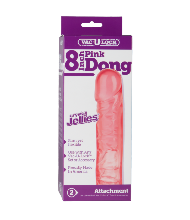 Doc Johnson Crystal Jelly Dildo - 8 / 20 cm