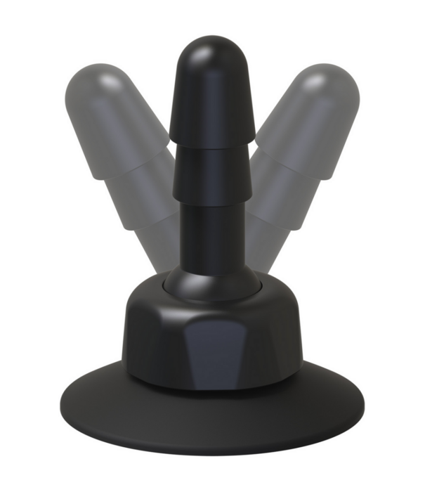 Doc Johnson Deluxe 360 Swivel - Butt Plug met Zuignap - 2 Stuks