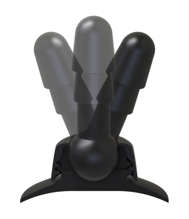 Doc Johnson Deluxe 360 Swivel - Butt Plug met Zuignap - 2 Stuks