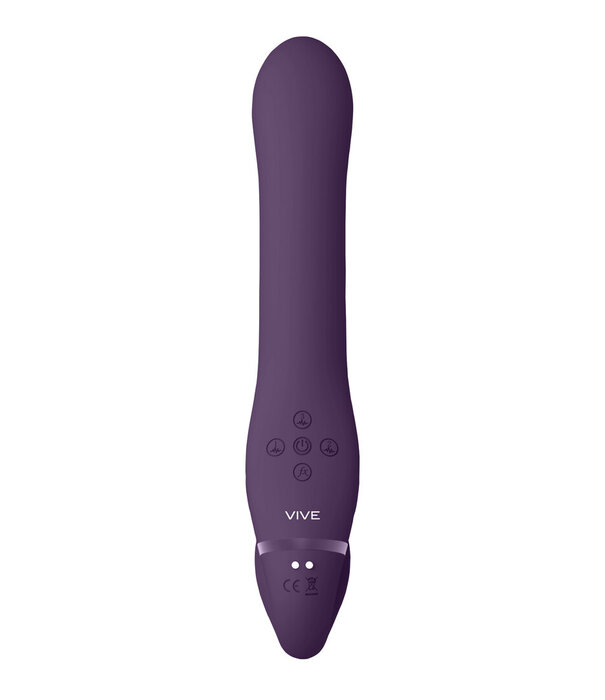 VIVE by Shots Ai - Dual Vibrerende  Air Wave Tickler Strapless Strapon