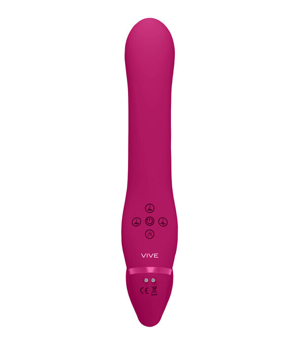 VIVE by Shots Ai - Dual Vibrating  Air Wave Tickler Strapless Strapon