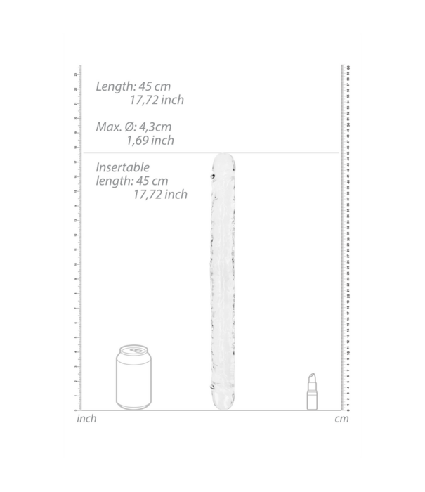 RealRock by Shots Realistische Double Dong - 18'' / 45 cm