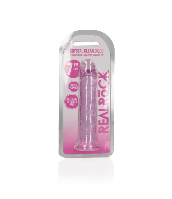 RealRock by Shots Rechtdoor Dildo met Zuignap - 7'' / 18