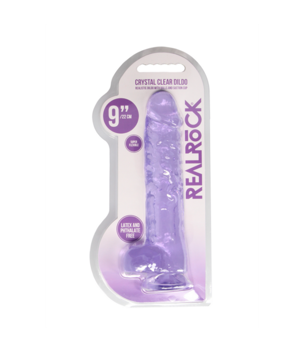 RealRock by Shots Realistisch Dildo met Ballen - 9 / 23 cm