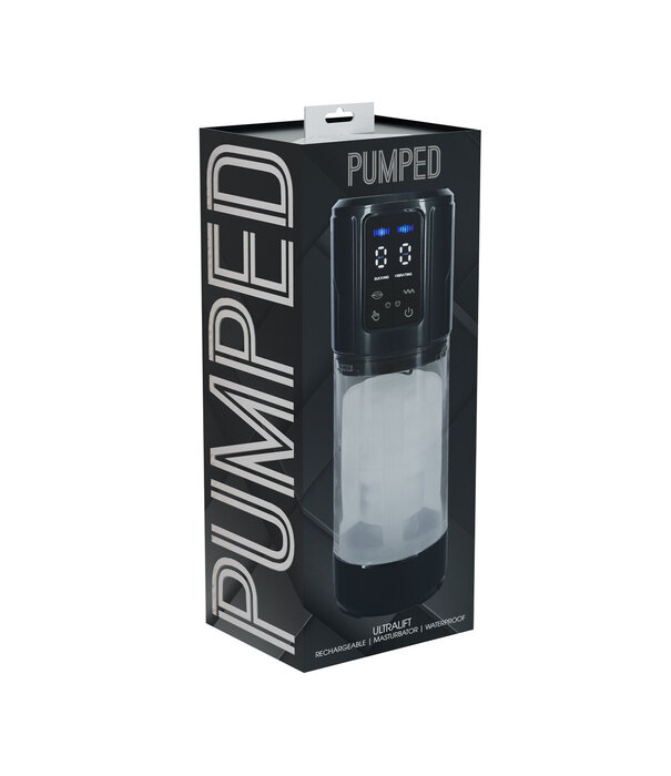 Pumped by Shots UltraLift - Automatische Waterdichte Masturbator Pomp - Gun Metal