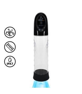 CyberPulse - Automatische Waterdichte Penis Pomp - Zwart