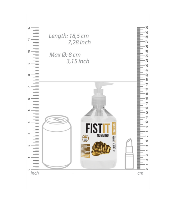 Fist It by Shots Verdovende Glijmiddel - 17 fl oz / 500 ml