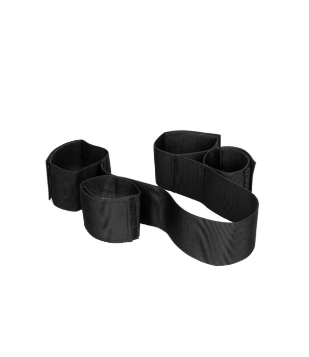 Ouch! by Shots Verstelbare Hand- en Enkelboeien Set - Zwart